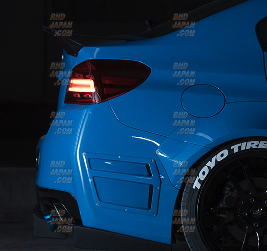 Corazon LED Tail Lamp Type-RF Flashing Winker Black Lens - WRX S4